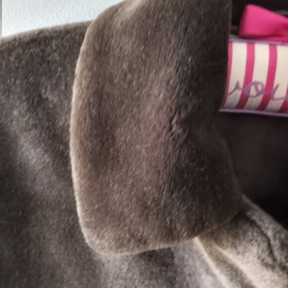 'J.CREW' Teddy Coat Dark Brown Size M EUC * Worn Twice - Picture 4 of 14